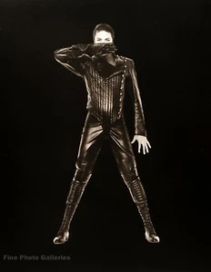 1991 Vintage MICHAEL JACKSON By HERB RITTS Pop Music Quadtone Photo Art 11x14 - Picture 1 of 1