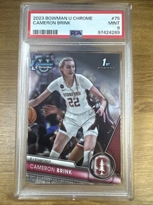 Bowman U 2023 cromo #75 Cameron Brink radiocontrol novato PSA 9 - Imagen 1 de 2