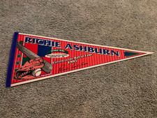 1995 Richie Ashburn Baseball HOF Whiz Kid Pennant Philadelphia Phillies