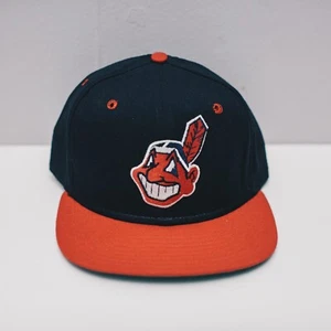 Cleveland Indians Wahoo New Era Pro Model MLB 7 3/8 Brand New Vintage Wool NWOT - Picture 1 of 3
