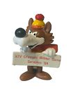 Vucko 1984 Olympic Winter Games Toy Figure Sarajevo Wolf Mascot Xiv Souvenir Vtg