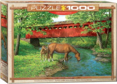 Sweet Water Bridge 1000 piece jigsaw  680mm x 480mm (pz) - Image 1 of 2