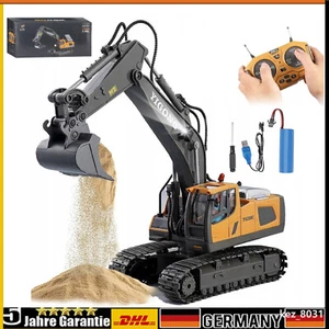 RC Ferngesteuerter Bagger 11 Kanal RC Bagger 2,4 GHz Fernbedienung mit Schaufel - Bild 1 von 12