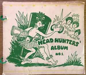 1944 HEAD HUNTERS' ALBUM vintage humorous portrait booklet VOLUME NO. 1 cartoons - Picture 1 of 7