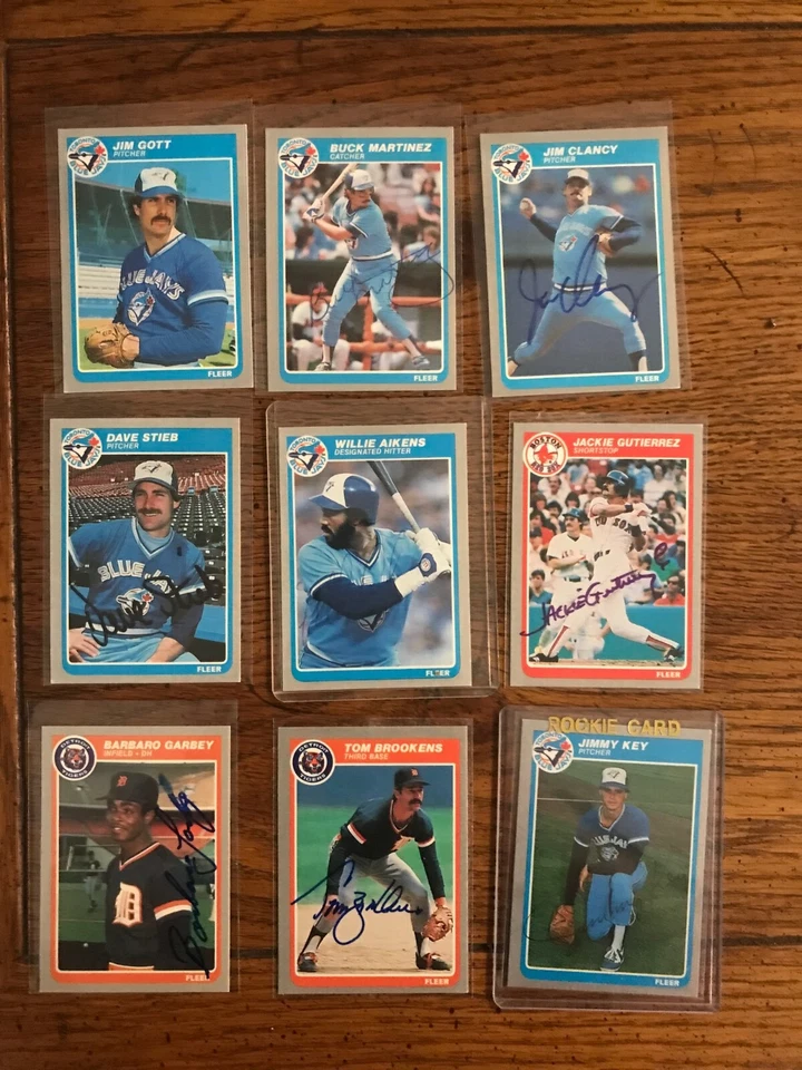 Jackie Gutierrez Autograph 1985 Fleer (Sale Is For One Card In Title) (5778) - Image 1 of 1