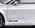 2 x autocollants de porte moulée premium logo Audi Sport TT RS S-line S3 S5 Quattro