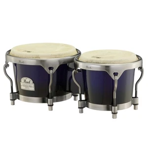 Pearl Percussion Primero Pro Series Wood Bongos 7in + 8.5in Midnight Fade - Picture 1 of 1