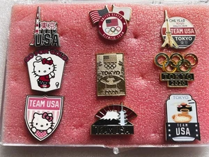 2020 Team USA Tokyo Pin Set - Picture 1 of 2