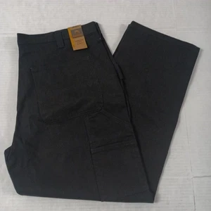 Pantalones de carpintero Brahma de trabajo pesado para hombre talla 38x30 negros calce relajado - Imagen 1 de 7