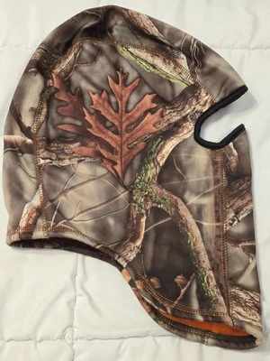 Huntworth Performance Reversible Camo/Orange Fleece Lined OZ Hunter Balaclava - Image 1 of 4
