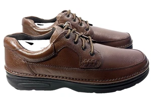 NEU Herren Nunn Bush Cameron Braun Leder Oxford Elegant Schuhe Größe 14 Weite Gel - Bild 1 von 13