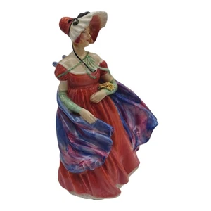 ROYAL DOULTON Lady April Hand Painted Porcelain Figurine Bone China England - Picture 1 of 6