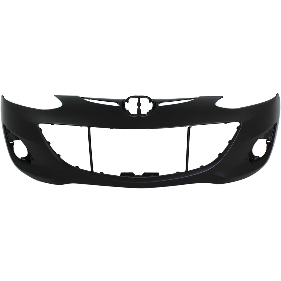 Front Bumper Cover For 2011-2014 Mazda 2 w/ fog lamp holes Primed Foto 1 de 4
