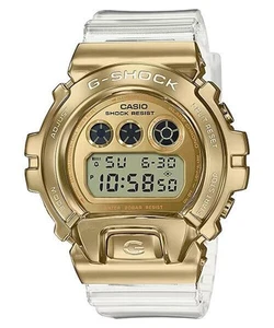 Casio G-Shock GOLD METAL COVERED 25th Anniv Digital Mens Watch GM6900SG-9 NEW - Picture 1 of 7