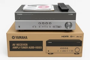 Yamaha RX-V371 5x100 Watt AV Receiver 3D HDMI USB Digital & Optische Eingang OVP - Bild 1 von 8