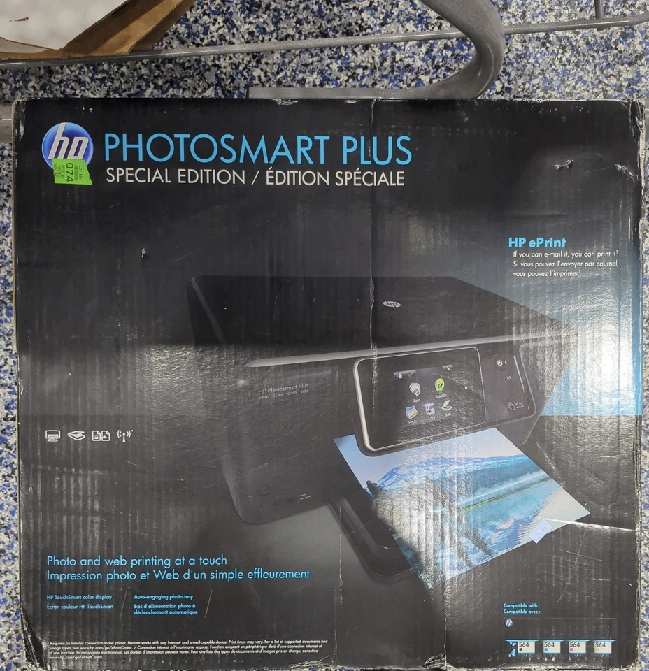 HP Photosmart Plus B210A All-In-One Inkjet Printer- New in Box - Image 1 of 1