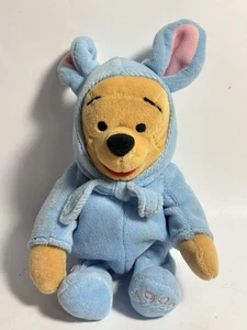 1999 Disney Winnie Puuh im Osterhasen-Outfit 8 Zoll Mini-Sitzsack Plüsch - Bild 1 von 5