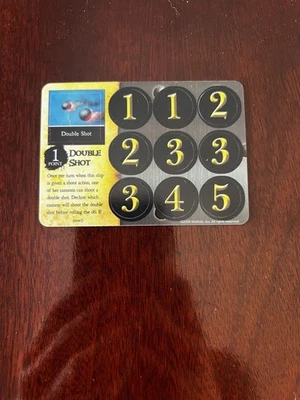 DOUBLE SHOT Fire & Steel Pirates Wizkids CSG Pocketmodel - Image 1 of 2