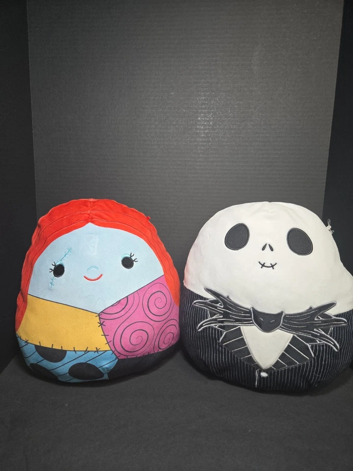 Disney Nightmare Before Christmas Squishmallows 13" Jack Sally Skellington  - Image 1 of 4