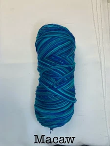 Southern Belle Mill Schaftgarn 9 Unzen Ara/Blau 3- 4-lagiges Kammgarn Acryl. - Bild 1 von 1
