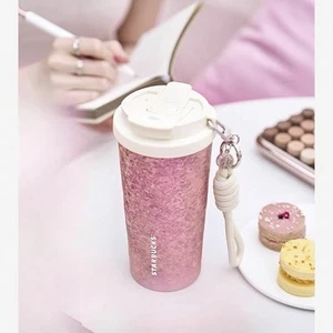 Starbucks 2025 China Summer Romantic Pink Titanium 17oz SS Tumbler With Gift Box - Picture 1 of 6