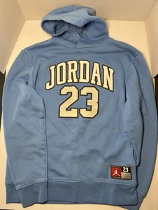 NIÑOS JORDAN JERSEY SUDADERA CON CAPUCHA XL Extra Grande AZUL UNIVERSITARIO - Imagen 1 de 3