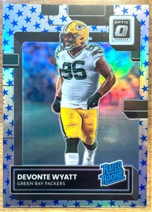 2022 Donruss Optic - Devonte Wyatt - Rated Rookie - Stars Emoji Prizm SP #255 ✨ - Picture 1 of 2