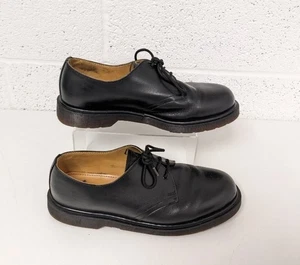 Dr Martens Leather Derby Oxford Shoes Black DM's Industrial - EU 45 / UK 11 - Picture 1 of 12