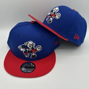 New Era Philadelphia 76ers Ben Franklin Two Tone 9Fifty Snapback Hat Blue Red - Picture 1 of 8