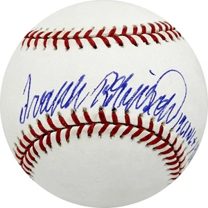Baseball Frank Robinson autografato ML scritta 1961 NL e 1966 AL MVP PSA - Foto 1 di 3