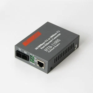 10/100Mbps Fiber Media Converter SC Single mode Dual Fiber media converter 25KM - Picture 1 of 6