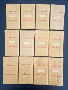 Vintage 1959 Season APBA Football Card Set 1961 Ed. +Dienstplan gut gebraucht aber cool - Bild 1 von 4