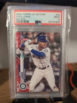 Kyle Lewis 2020 Topps UK Edition Big Ben /99 PSA  9 - Image 1 of 2