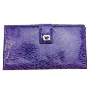 GUCCI Purse Purple x Silver x Gold Women Authentic secondhand Used From Japan - Picture 1 of 7