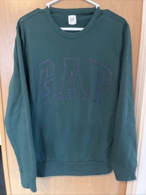 Sudadera Gap Logo Verde Mediana Mujer’s Manga Larga Pullover  Foto 1 de 4
