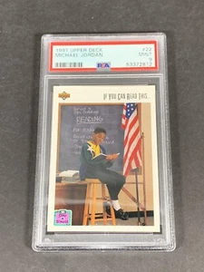Michael Jordan 1991 Upper Deck #22, baja población 149, PSA 9 como nuevo - Imagen 1 de 2