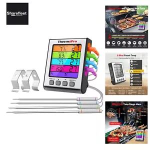 ThermoPro TP17H Digitales Grill-Thermometer Bratenthermometer Fleischthermome... - Bild 1 von 8