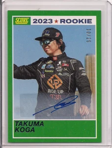 2023 Chronicles #11 Takuma Koga Score Auto Purple 10/25 Rookie RC - Picture 1 of 1