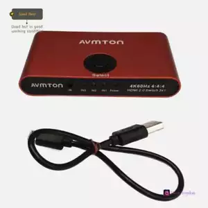 AVMTON 4K 60Hz 4:4:4 HDMI 2.0 SCHALTER 3x1 - Bild 1 von 6