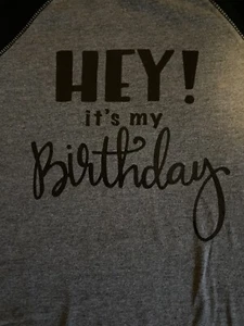 Boys 4T Birthday shirt black and gray cute Cat & Jack brand - Picture 1 of 6