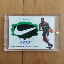 Jaren Jackson Jr Flawless College Rookie Patch Auto (RPA) w/Nike Swoosh - #/5 