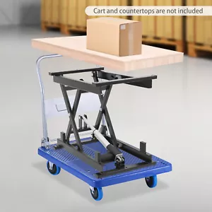 Tavolo Sollevatore Forbice Elettrico Capacità 250lbs Altezza Regolabile Pieghevole Idraulico - Foto 1 di 13