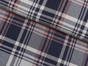 SCHOTTENKARO Karo Stoff Glencheck Kilt Meterware Schwarz Beige EUR 13,98/m - Bild 1 von 2