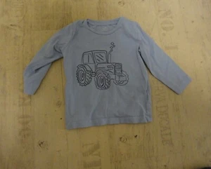 name it 9 - 12 monae hellblaues langarmshirt traktor - Bild 1 von 1