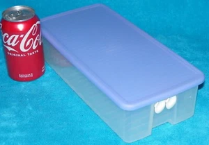 USA!! TUPPERWARE FridgeSmart Vented Container 4352 Blue/Purple Lid Cover 8.5 Cup - Picture 1 of 6