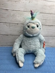 Gund Dazzle Sloth Unicorn Slothicorn Plush Stuffed Animal 14" used w/tags - Imagen 1 de 10