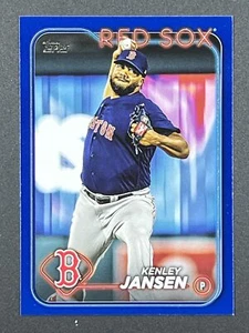 Kenley Jansen 2024 Topps Series 1 #267 Blue Parallel Boston Red Sox - Bild 1 von 2