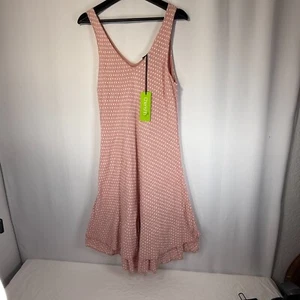 Cherishh Kleid Rose Gepunktet Rohsaum Baumwolle Cottagecore Praire Boho - Bild 1 von 8