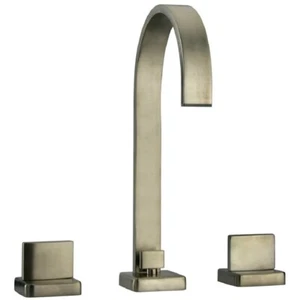 Rubinetto lavabo diffuso LaToscana Novello - Nichel spazzolato. Nuovo con scatola! - Foto 1 di 3