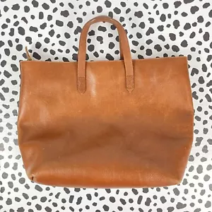 MADEWELL NWD $198 The Zip-Top Marrón Transporte Carryall H2584 - Imagen 1 de 12